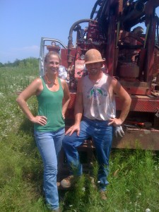 Kristi Bumpas (RRC) and Todd Simpson (DSO) at a project site in Tulsa, June 2010