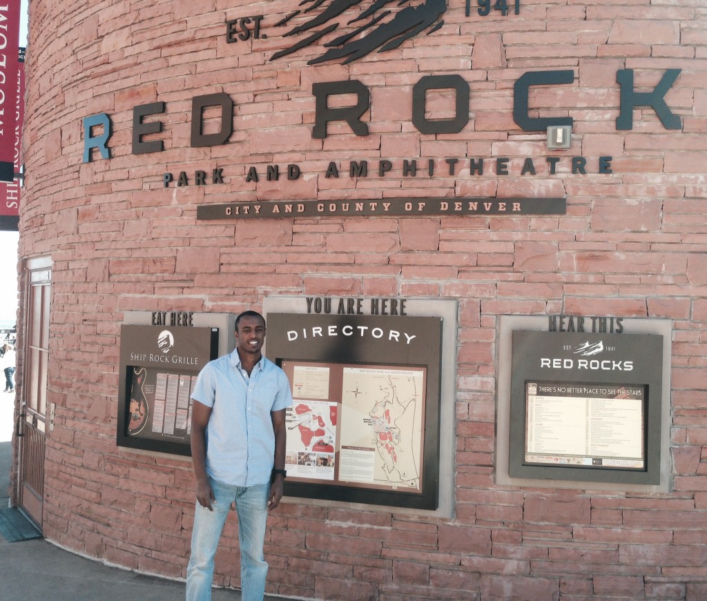 Robel finds Red Rock in Denver, CO